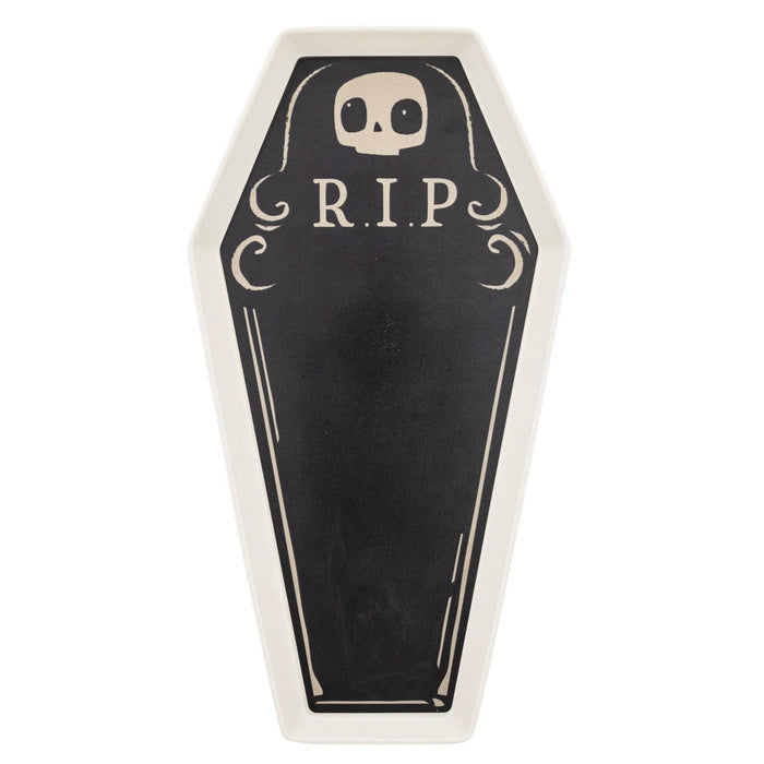 Coffin - Shaped Bamboo Serving Tray 15" - bubblegum market