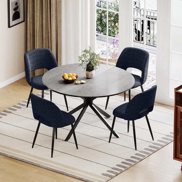 Corduroy Dining Chairs Set