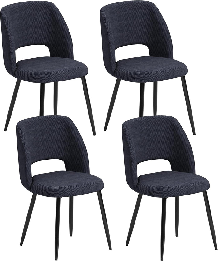 Corduroy Dining Chairs Set