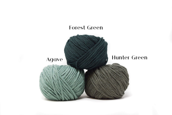 COTTON BALL ZERO WASTE 3 MM - HUNTER GREEN COLOR