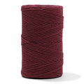 Cotton Rope Zero Waste 2 mm - 3 ply - Burgundy Color