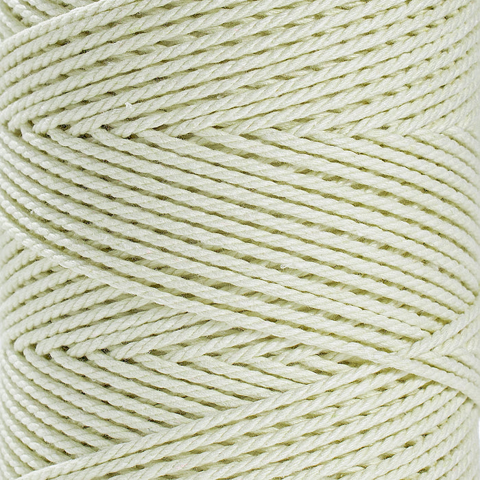 COTTON ROPE ZERO WASTE 2 MM - 3 PLY - ICE LEMON COLOR