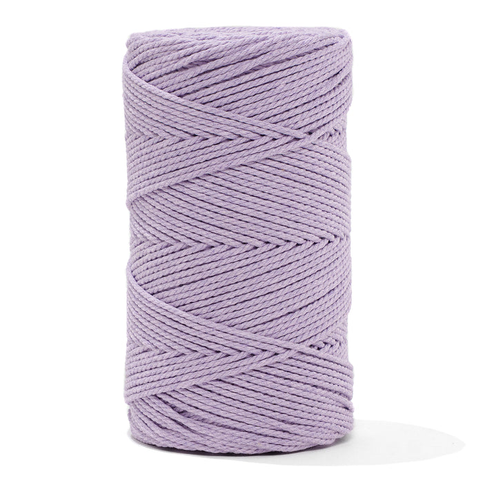 Cotton Rope Zero Waste 2 mm - 3 ply - Lily Color