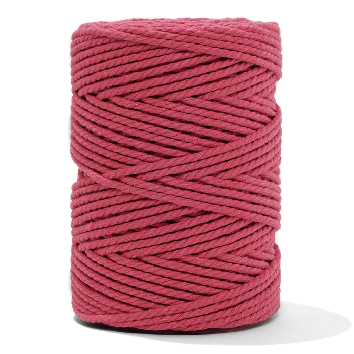 Cotton Rope Zero Waste 3 mm - 3 ply - Amour Color