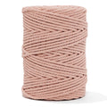 Cotton Rope Zero Waste 3 mm - 3 ply - Dusty Rose Color