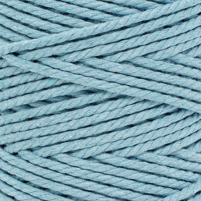 Cotton Rope Zero Waste 3 mm - 3 ply - Ocean Blue Color