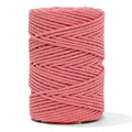 Cotton Rope Zero Waste 3 mm - 3 ply - Salmon Color