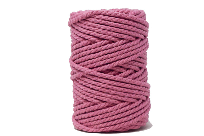 COTTON ROPE ZERO WASTE 5 MM - 3 PLY - BUBBLEGUM COLOR