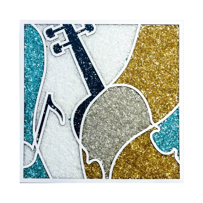 CRUSHED GLASS VIOLIN KIT - Creative Kids