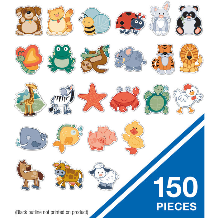 CUT OUT: LARGE ANIMALS  4.6"X5.2" - 150 PACK