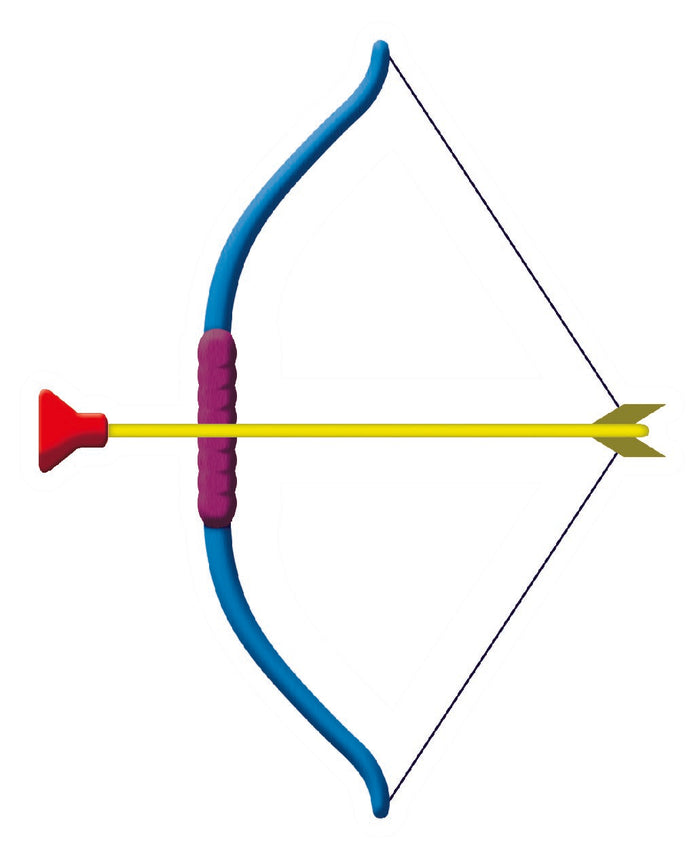 CUT OUTS: BOW AND ARROW 4" -20 PACK