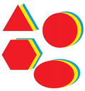 CUT-OUTS: LARGE ASSORTED GEOMETRIC SHAPES 31 pc - Creative Kids
