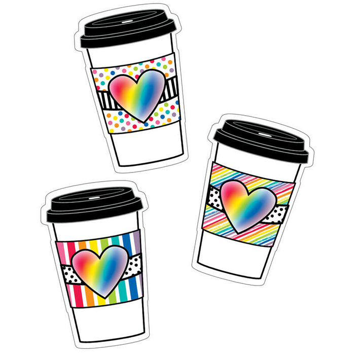 CUT-OUTS: RAINBOW TO GO CUP - Creative Kids