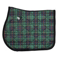 Dapplebay Holiday Plaid Pony Saddle Pad-GREEN