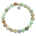 Defining Bracelet- Lucky Bracelet with Green Quartz Gemstones