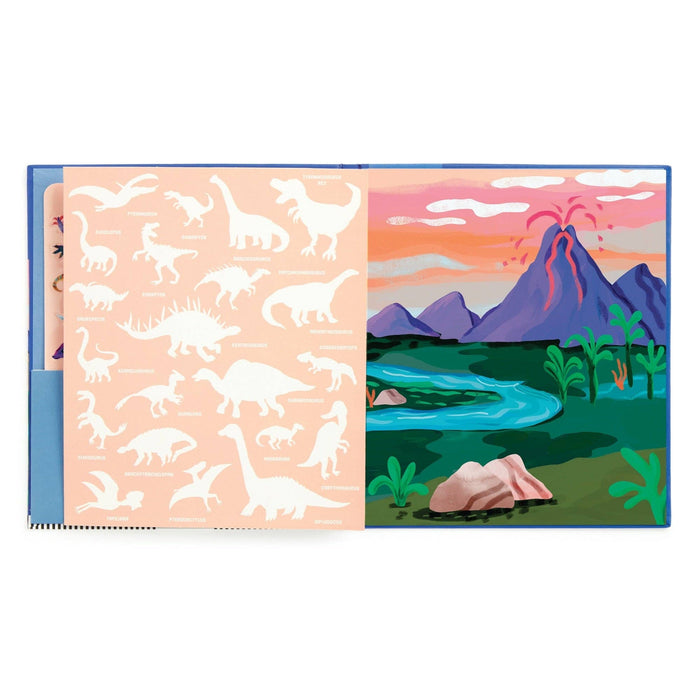 Dinosaur Park Sticker Play Reusable Activity Set - bubblegum market