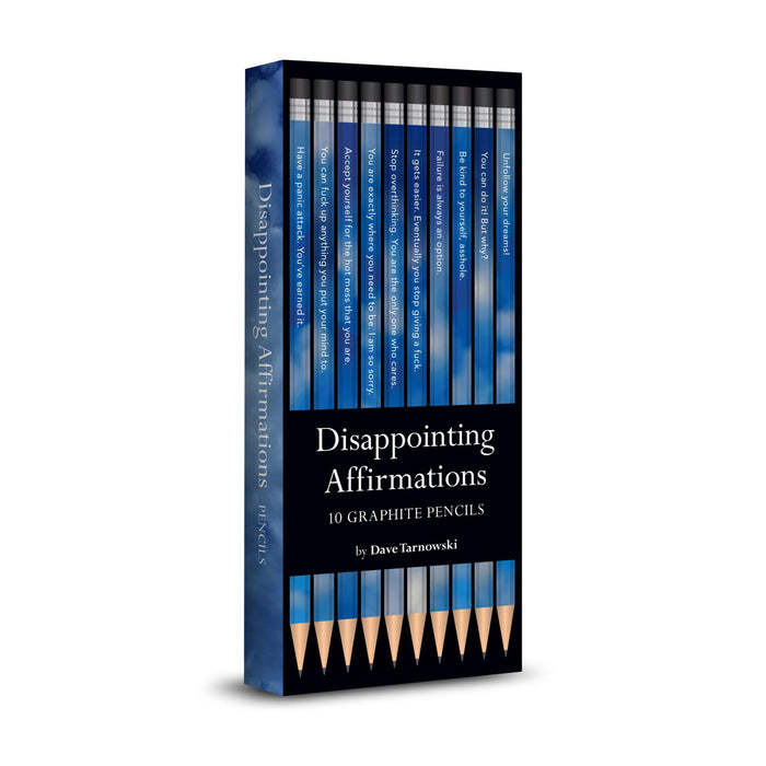 Disappointing Affirmations Pencils - bubblegum market