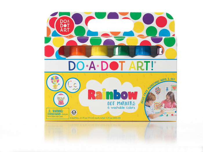 DO-A-DOT ART - 6 PACK RAINBOW