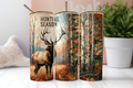 Dogwood Graphics & Design - Elk - Hunting Season Trees 20oz Skinny Tumbler