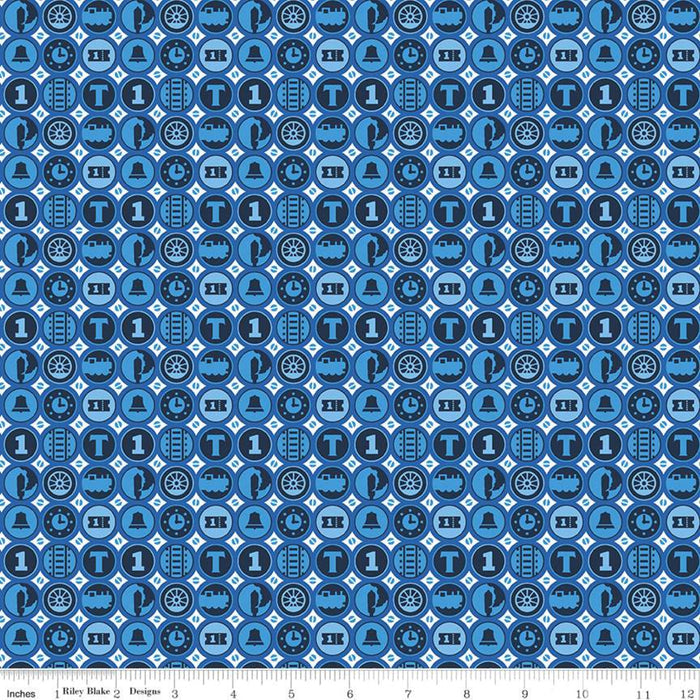 Double Sided Cotton Blanket - All Aboard With Thomas & Friends Friends Blue Cotton