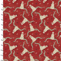 Double Sided Cotton Blanket - Hold Your Horses Longhorn Bandana Red Cotton