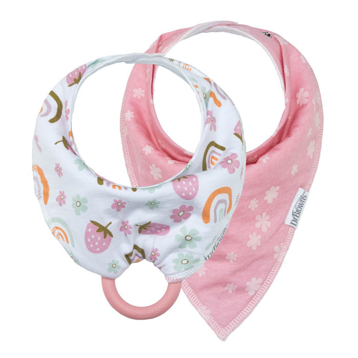 bandana-bibs-with-removable-teether-strawberry-flowers