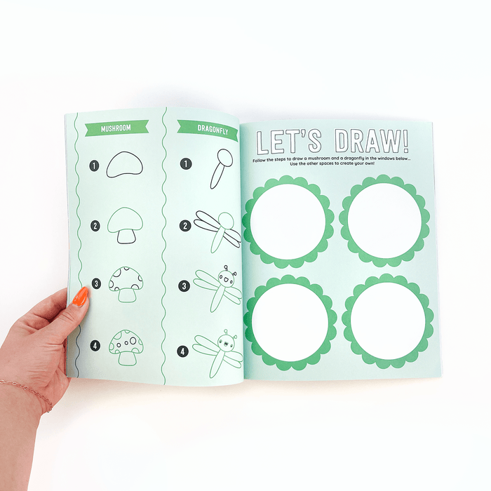 Draw - Along Fantasy Sticker Book - bubblegum market