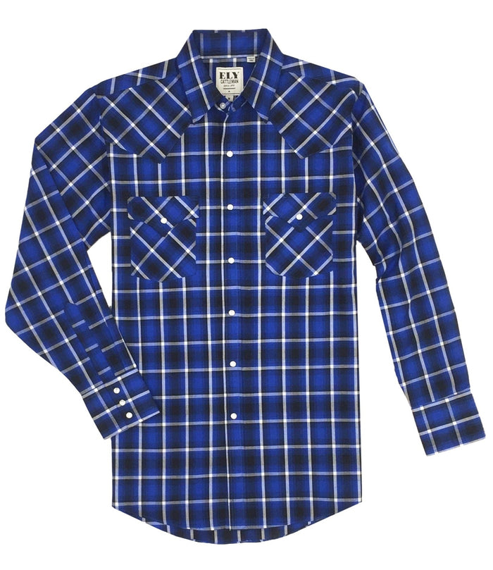 Ely Cattleman Men's Long Sleeve Plaids