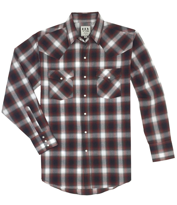 Ely Cattleman Men's Long Sleeve Plaids
