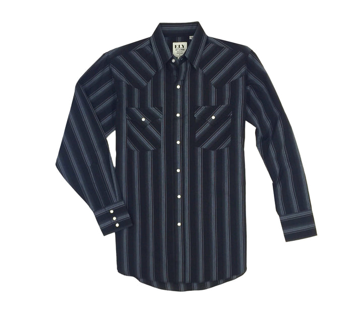 Ely Cattleman Men's Long Sleeve Stripes