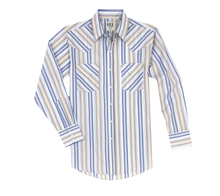 Ely Cattleman Men's Long Sleeve Stripes