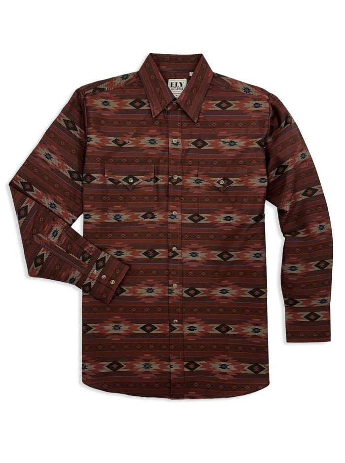 Ely Cattlemen Men's Long Sleeve Cotton Prints