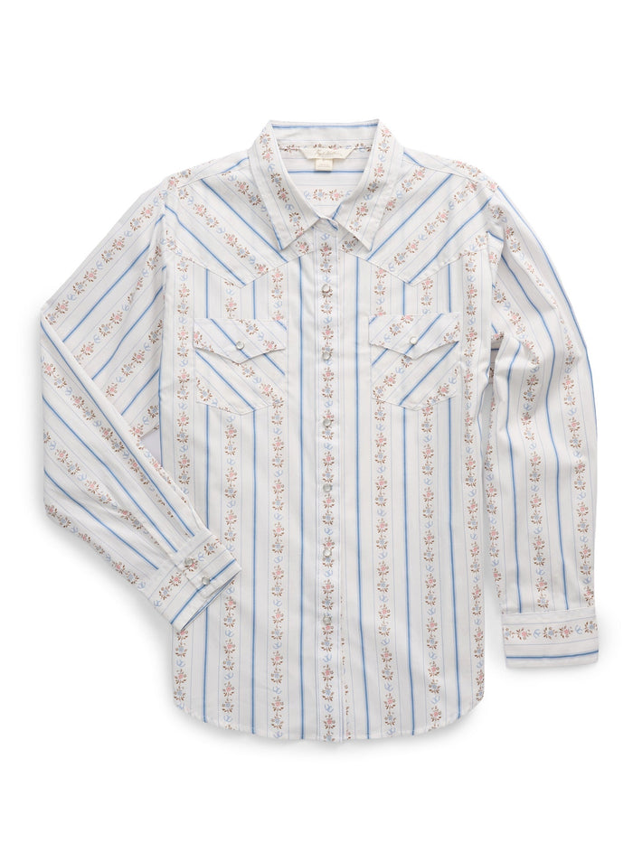 Ely & Walker Ladies Long-Sleeve Floral Horseshoe Print
