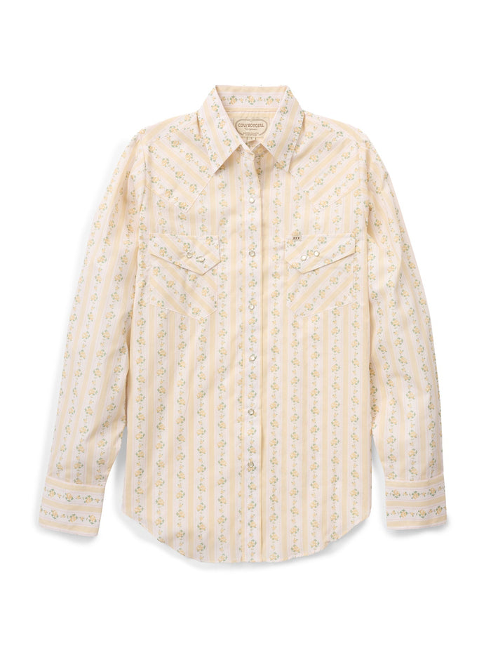 Ely & Walker Long Sleeve Buttermilk Rose Ladies Print