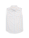 Ely&Walker Ladies Sleeveless Floral Horseshoe Print