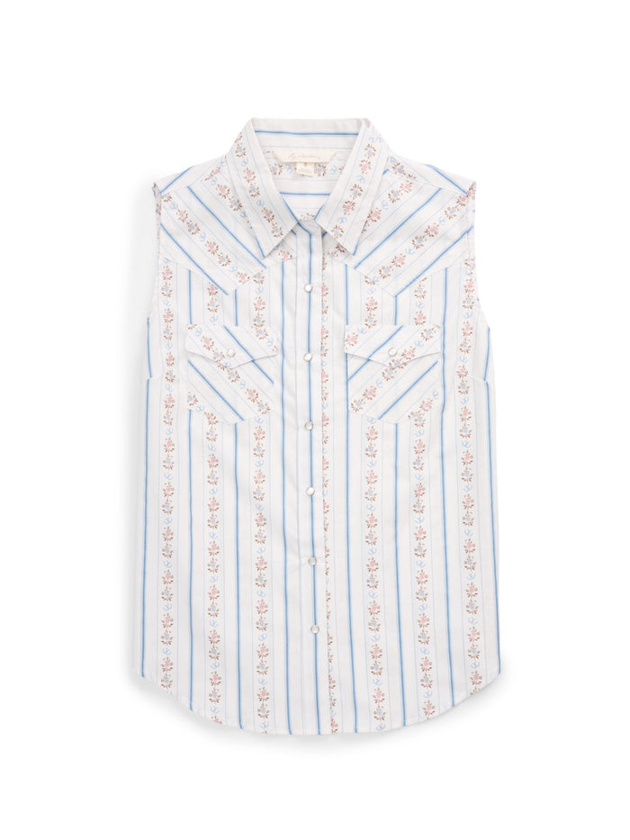Ely&Walker Ladies Sleeveless Floral Horseshoe Print