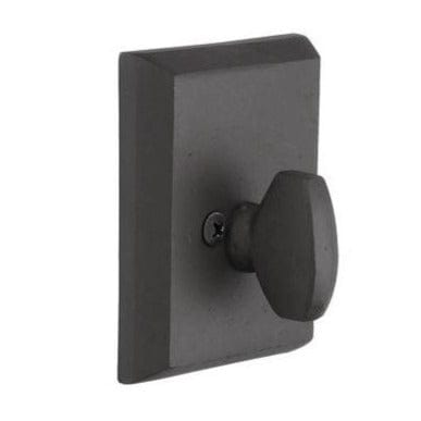 Emtek #3 Sandcast Bronze Patio Single Sided Deadbolt in Flat Black