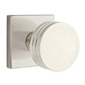 Emtek Bern Knob with Square Rosette in Satin Nickel