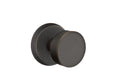 Emtek Bronze Round Knob with No. 2 Rosette in Medium Bronze