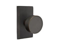 Emtek Bronze Round Knob with No. 3 Rosette in Medium Bronze