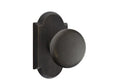 Emtek Bronze Winchester Knob with No. 1 Rosette in Medium Bronze