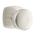 Emtek Laurent Knob with Urban Modern Rosette Collection in Satin Nickel