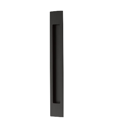 Emtek Modern 14" Flush Pull in Flat Black
