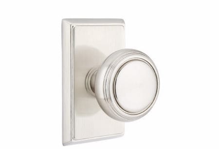 Emtek Norwich Knob with Rectangular Rosette