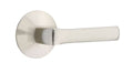 Emtek Spencer Lever with Modern Rosette in Satin Nickel