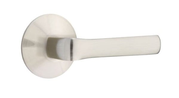 Emtek Spencer Lever with Modern Rosette in Satin Nickel