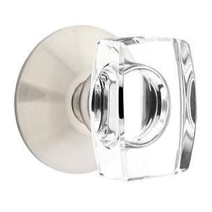 Emtek Windsor Knob with Modern Rosette in Satin Nickel