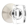 Emtek Windsor Knob with Modern Rosette in Satin Nickel