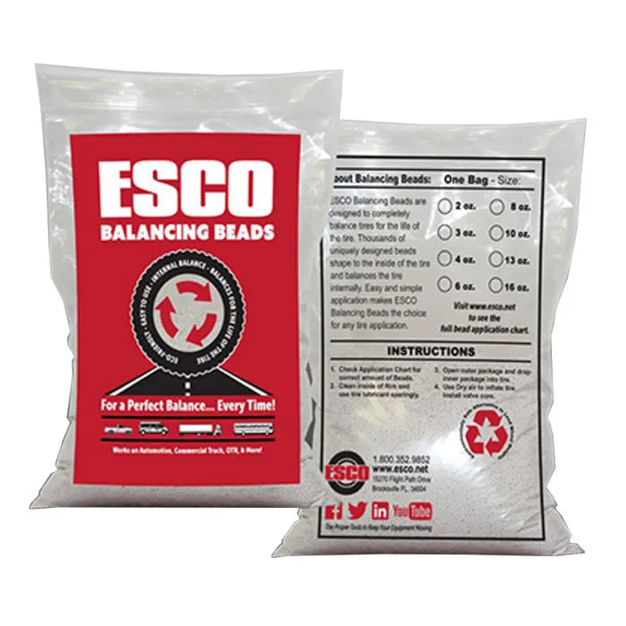 ESCO Truck Tire Balancing Beads 16 Oz Bags Case of 24