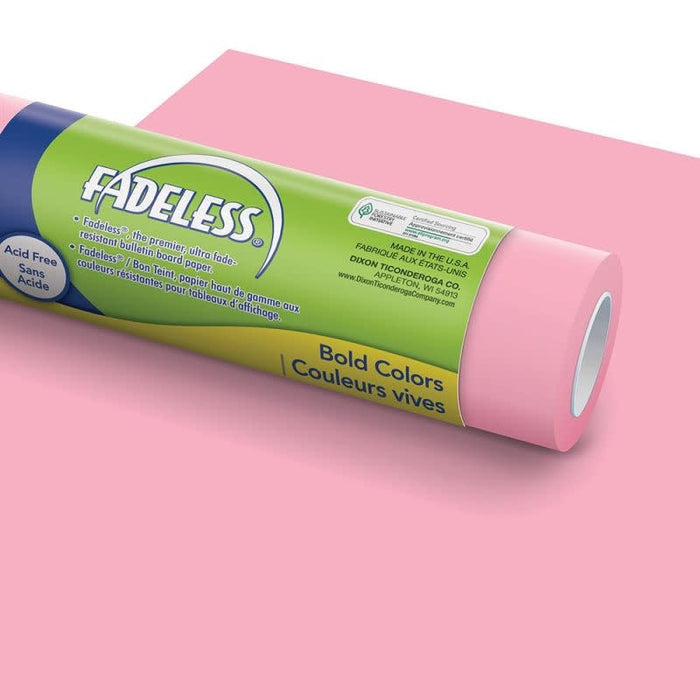 FADELESS BACKING PAPER 48" X 25' : PINK - Creative Kids